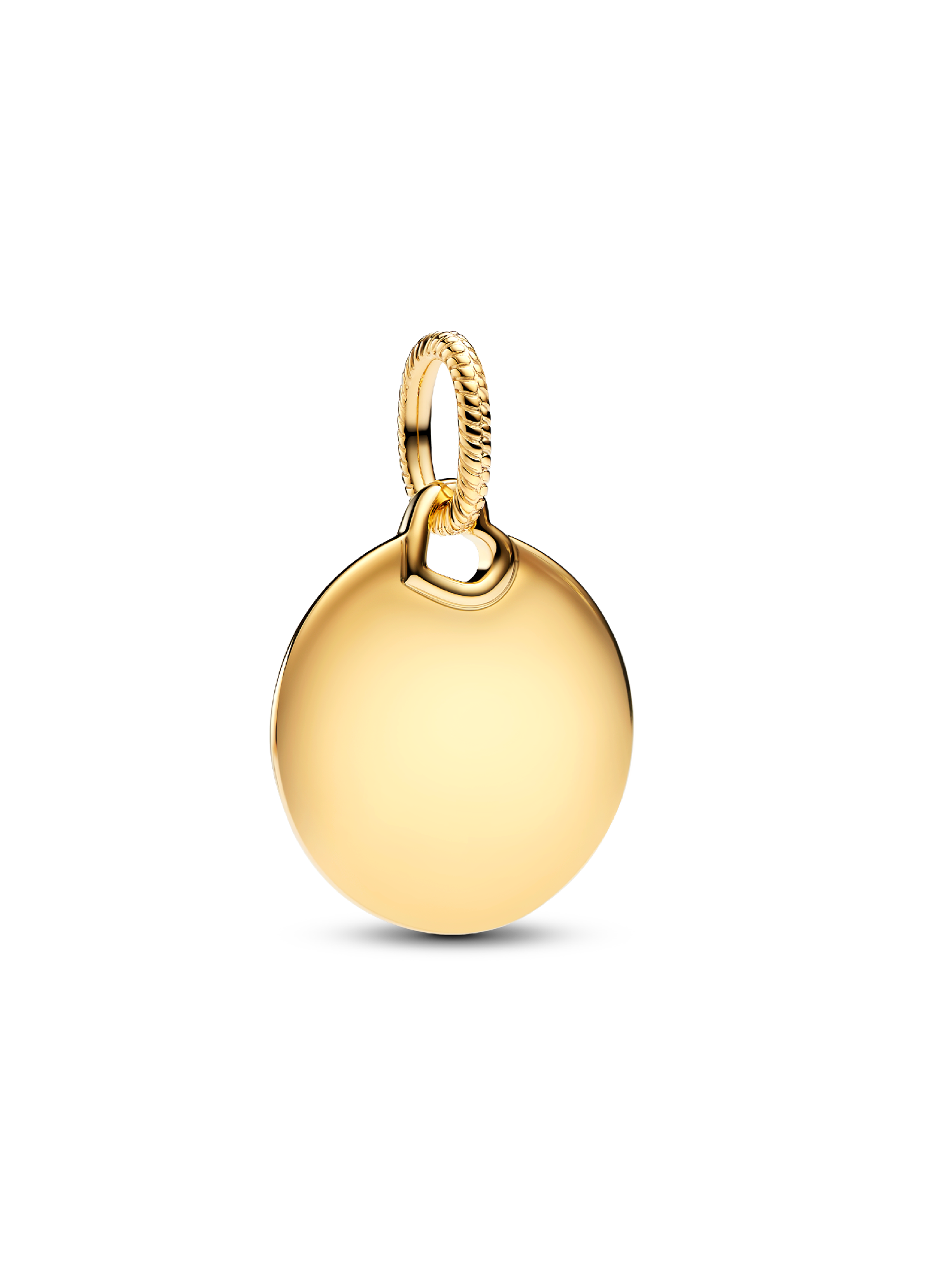 Engravable Round Tag Dangle Charm